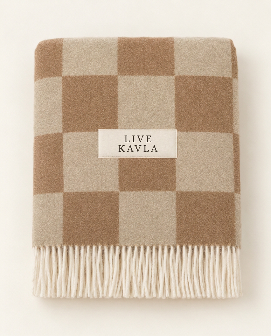 Live Kavla — Checker — Pläd Kamel