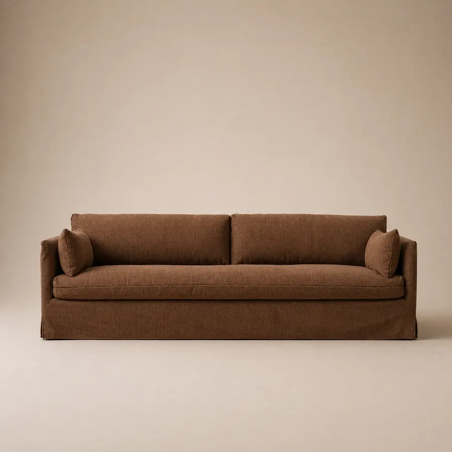 Cocoa Linen Sofa
