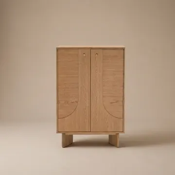 Oak Arch Cabinet
