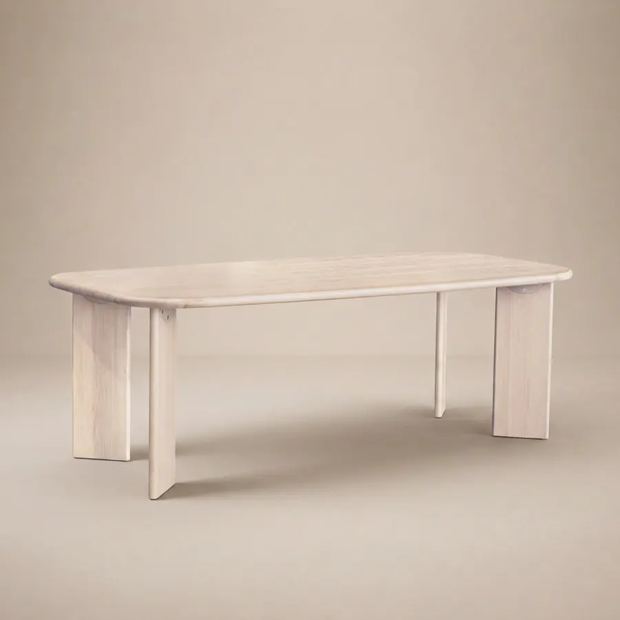 Pale Oak Plinth Dining