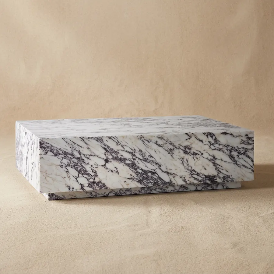 Calacatta Viola Plinth Coffee Table