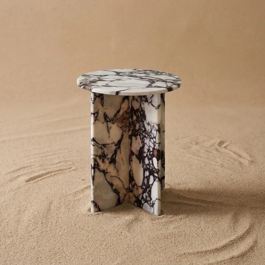 Calacatta Viola Side Table
