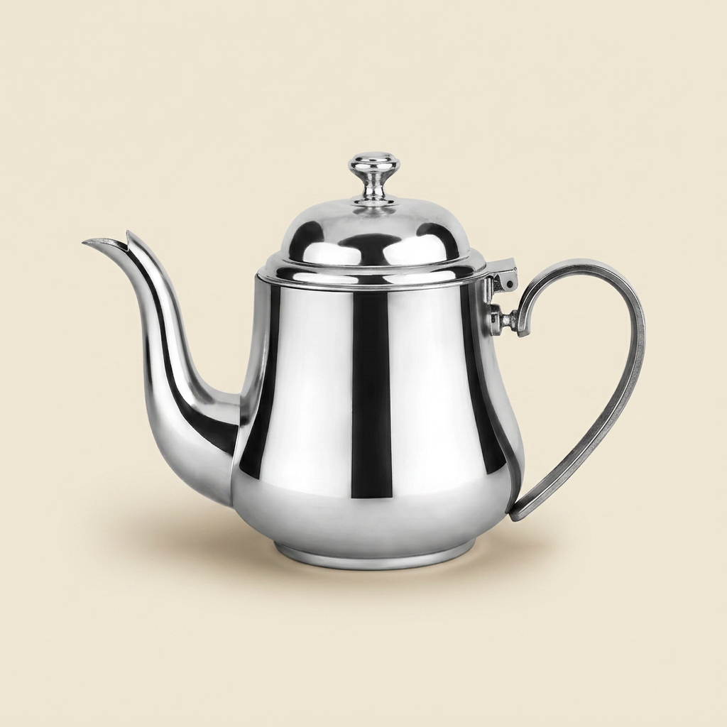 Silver Tea Pot — Rund