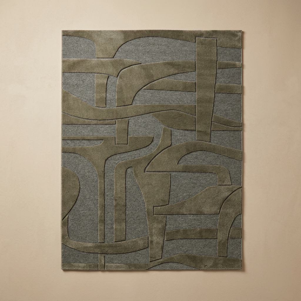 Olive Sculptural Rug
