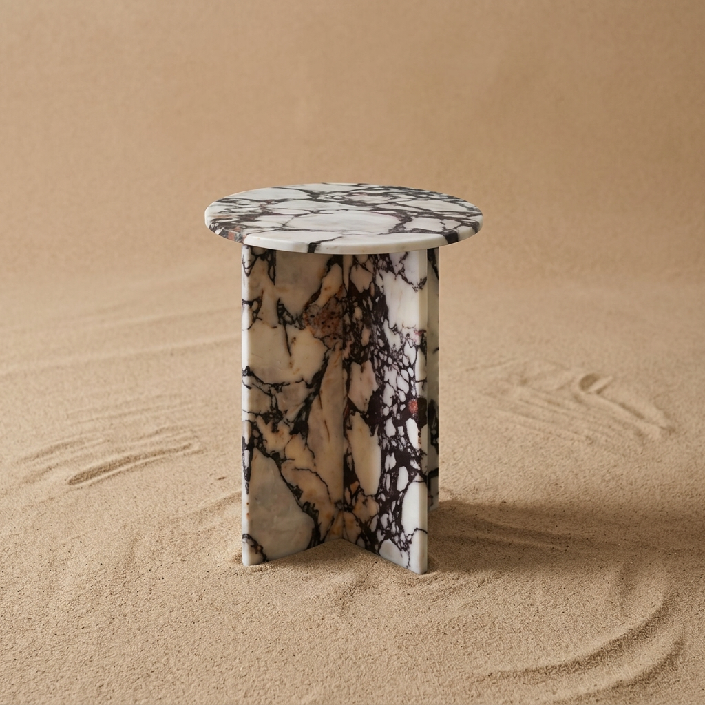 Calacatta Viola Side Table